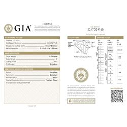GIA/Round/K/VS2/0.7Ct