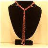 Image 1 : 386ct Ruby And Sapphire  Plain And Faceted Necklace  Line-1