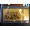 Image 1 : CANADIAN GOLD FOIL 100 DOLLAR BIIL