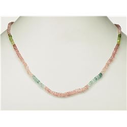 14kt Gold Tourmaline (34.00ct) Necklace Insurance Value $1571