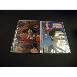 2 JUSTIN TREAUDEA COMICS