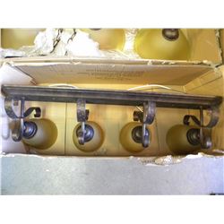 NEW 4 LIGHT BRONZE FINISH VANITY LIGHT