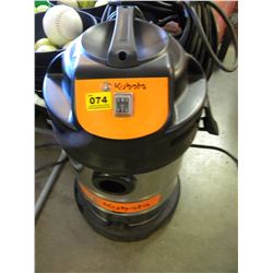 KUBOTA STAINLESS & BLACK ELECTRIC SHOP VAC