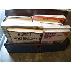 BOX OF AUTOMOTIVE REPAIR BOOKS