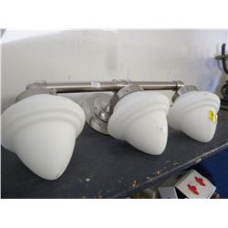 TRIPLE SHADE LIGHT WALL FIXTURE