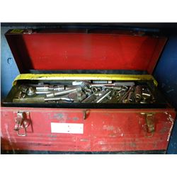 RED TOOLBOX AND CONTENTS