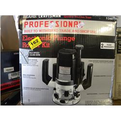 CRAFTSMEN ELECTRONIC PLUNGE ROUTER KIT