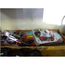 TRAY FULL OF CORDLESS SCREW DRIVERS