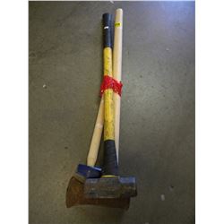 LOG SPLITTER/2 SLEDGE HAMMERS