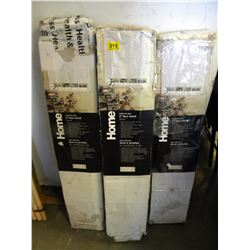 3 BOXES OF 2" FAUX WOOD BLINDS