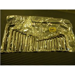 25 PIECE METRIC HEX KEY SET