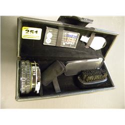 PORTABLE TRAVEL SHOE SHINING/STITCHING KIT