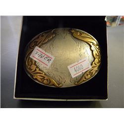 SILVER BELT BUCKLE