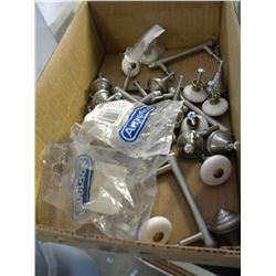 BOX OF MISC DRESSER KNOBS