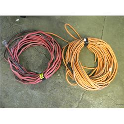RED & ORANGE INDUSTRIAL EXTENSION CORD