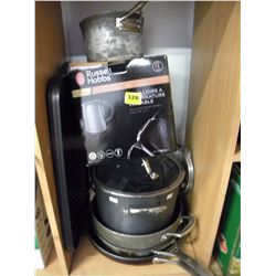 LOT OF KITCHEN POTS/PANS