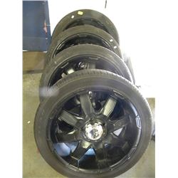 4 GOODYEAR LOW PROFILE TIRES ON RIM 245/45ZR20
