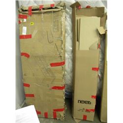 BOXED 60" WOOD TV STAND/BOXED BED FRAME PARTS
