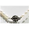 Image 2 : #6-FRESHWATER PEARL NECKLACE SET WITH CUBIC