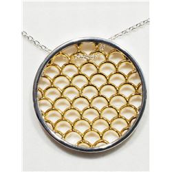 #12-STERLING SILVER PENDANT WITH CHAIN