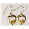 Image 1 : #15-14KT YELLOW GOLD CITRINE HEART SHAPED