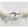 Image 2 : #21-FRESHWATER PEARL NECKLACE WITH STERLING