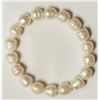 Image 1 : #23-FRESHWATER PEARL FLEXIBLE SIZE BRACELET