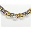Image 2 : #38-STAINLESS STEEL TWO TONE LINK MEN'S CHAIN