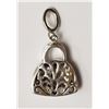 Image 2 : #45-STERLING SILVER DIAMOND PURSE SHAPED