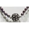 Image 2 : #47-PEACOCK FRESHWATER PEARL NECKLACE WITH