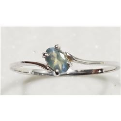 #48-18KT WHITE GOLD RARE COLOUR-CHANGING