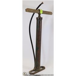 VINTAGE WOOD HANDLE AIR PUMP