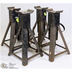 SET OF 4 AXLE STANDS