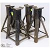 Image 1 : SET OF 4 AXLE STANDS