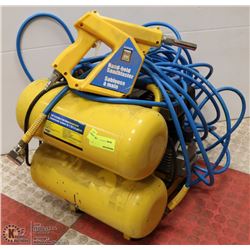 POWER FIST 2HP 4.6 GALLON TWIN STACK COMPRESSOR