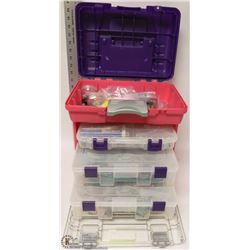 JEWELRY CRAFT MAKING CASE & SUPPLIES