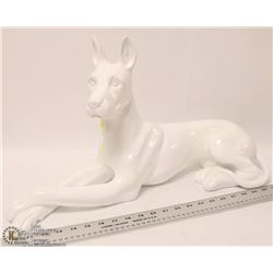 LARGE GREAT DANE STATUE 23" LONG