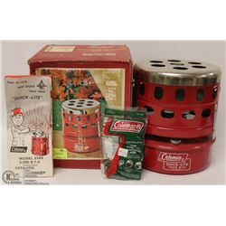 VINTAGE COLEMAN QUICK LITE CATALYTIC HEATER