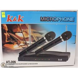 NEW K&K WIRELESS MICROPHONE KIT