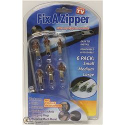 NEW 6PC FIX A ZIPPER KIT