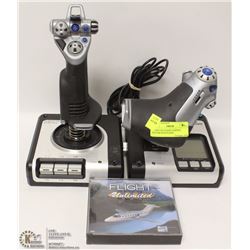 SAITEK X52 FLIGHT CONTROL SYSTEM WITH FLIGHT