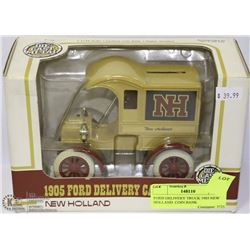 FORD DELIVERY TRUCK 1905 NEW HOLLAND  COIN BANK