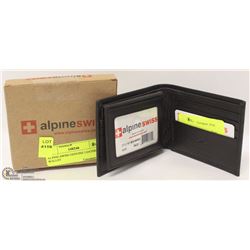 ALPINE SWISS GENUINE LEATHER WALLET