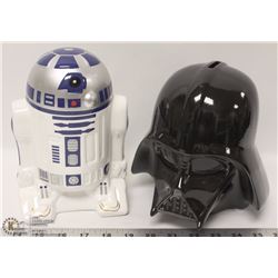 NEW STAR WARS PIGGY BANKS: DARTH VADER AND