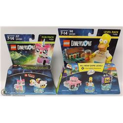 NEW LEGO DIMENSIONS 98PC SIMPSONS LEVEL PACK SOLD