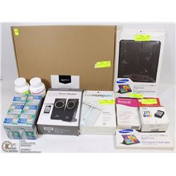 LARGE BUNDLE OF HOUSEHOLD AND TECHNOLOGY ITEMS