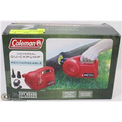 COLEMAN UNIVERSAL QUICK PUMP RECHARGEABLE