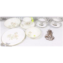 5PC "YORKSHIRE ROSE" ROYAL DOULTON CHINA SET