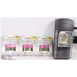 BOX W/6 NEW RAYOVAC RECHARGEABLE C