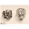 Image 1 : LOT OF 2 BIKER RINGS